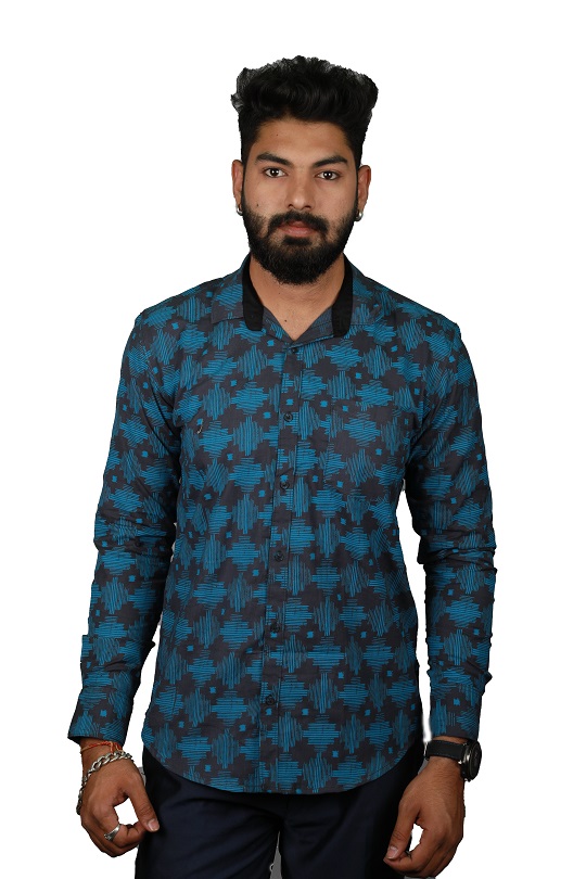 Premium Hand Spun Hand Woven Dark Blue 
