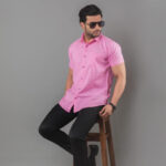 handspun-handwoven-khadi-pink-color-half-shirt-sit