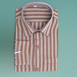 muslin-khadi-brown-cotton-shirt-front