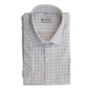 muslin-khadi-white-checks-line-shirt-front