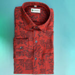 muslin-khadi-maroon-cotton-shirt-front