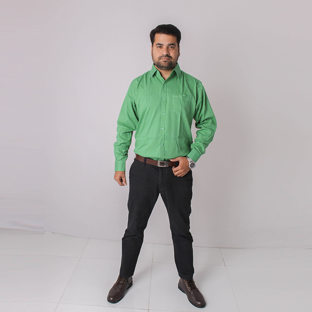 Buy 5THANFOLD Men Dark Green Pure Cotton Formal Shirt Online at Best Prices  in India - JioMart.