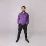 khadi-shirt-violet-color-full-sleev-front